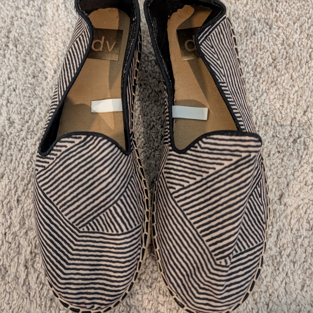 Striped Slip-On Espadrilles